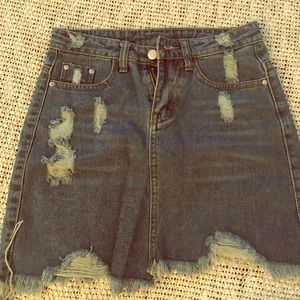 Jean skirt